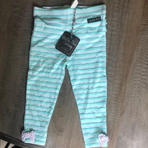 Matilda Jane Turquoise Leggings-18-24M-NWT
